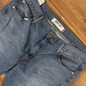 Levis 527 Slim Bootcut Jeans Mens 36x34 Medium Wash Blue Denim 100% Cotton